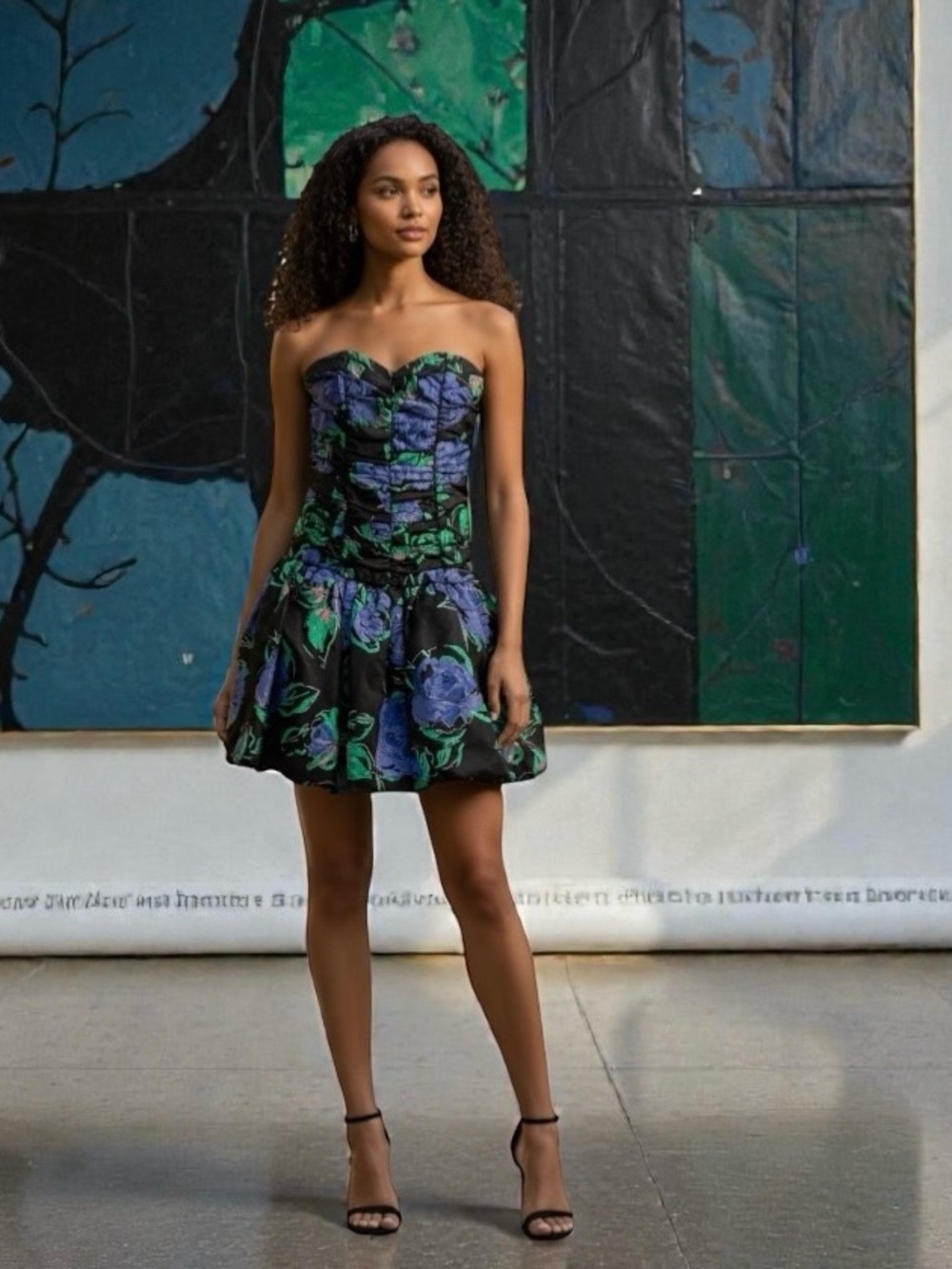 Vintage Y2K Formal Strapless Dress